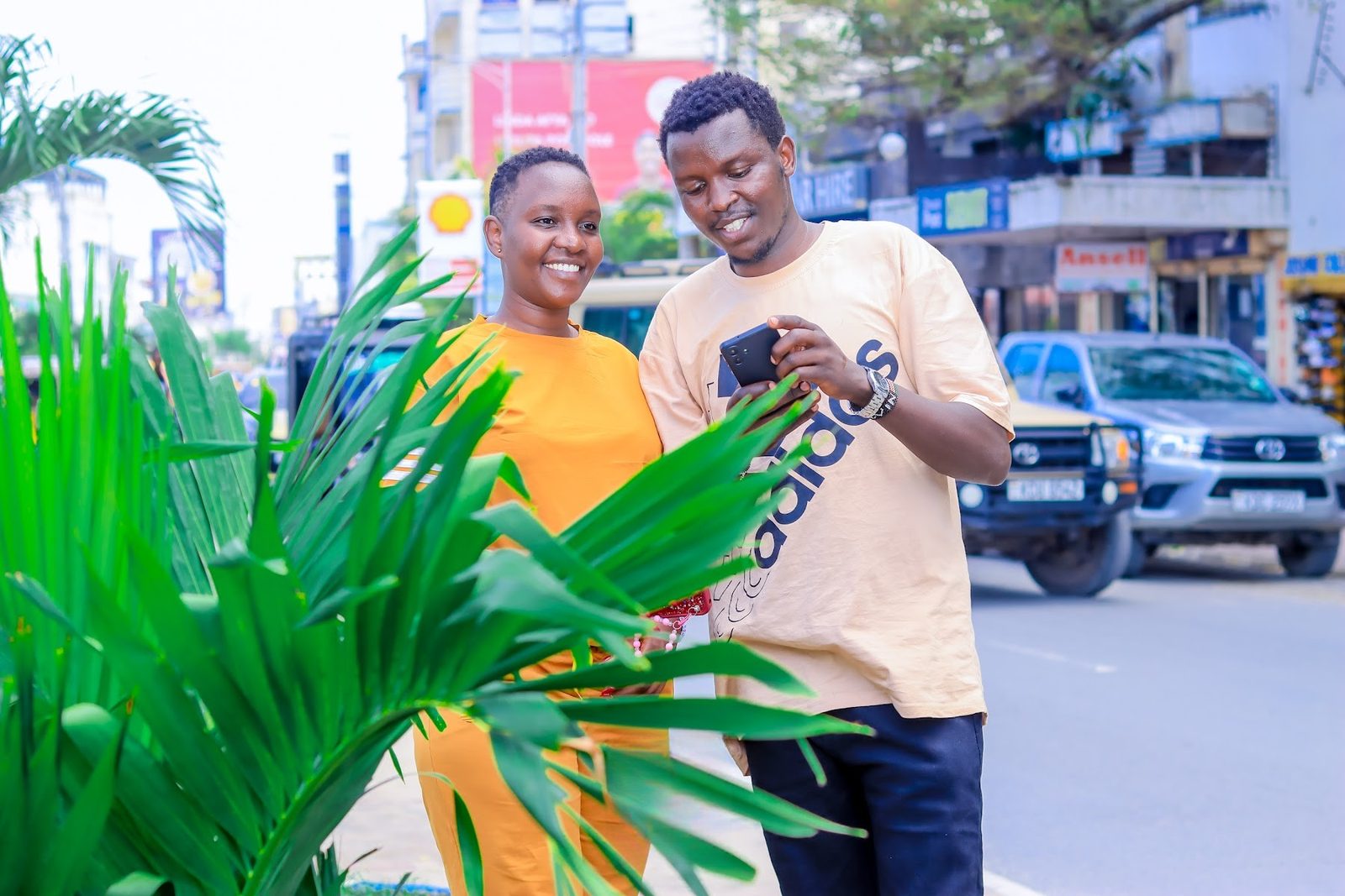 Guests sharing a laugh on a Mombasa city tour