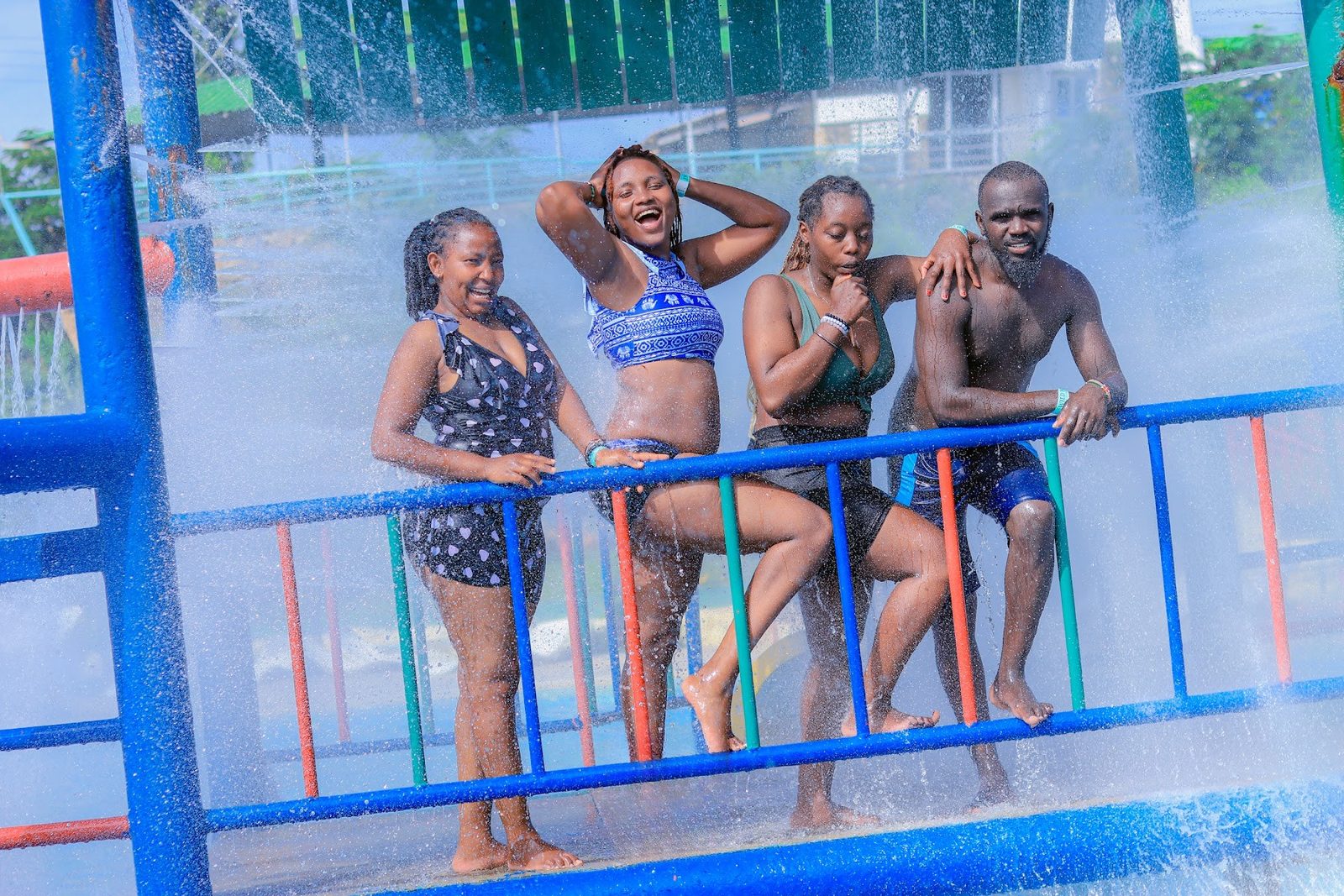 Friends in the Wild Waters splash zone